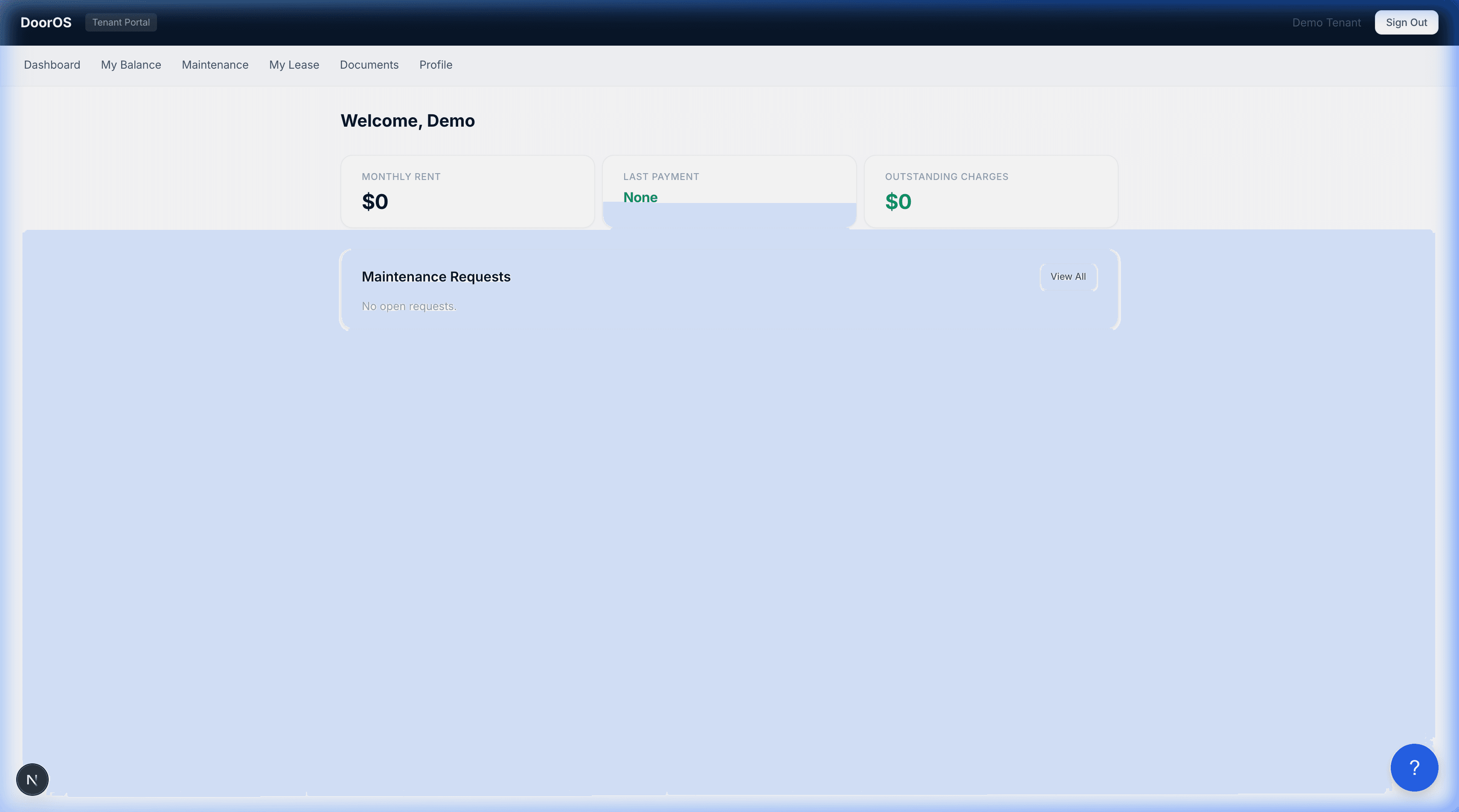 Tenant Portal